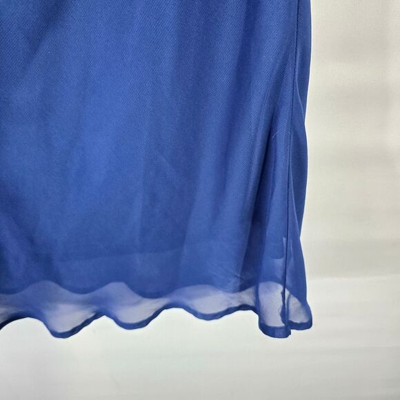 Vince Camuto Navy Sleeveless Blouse - Picture 4 of 5